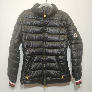 Monclear womens medium black puffer jacket winter down coat